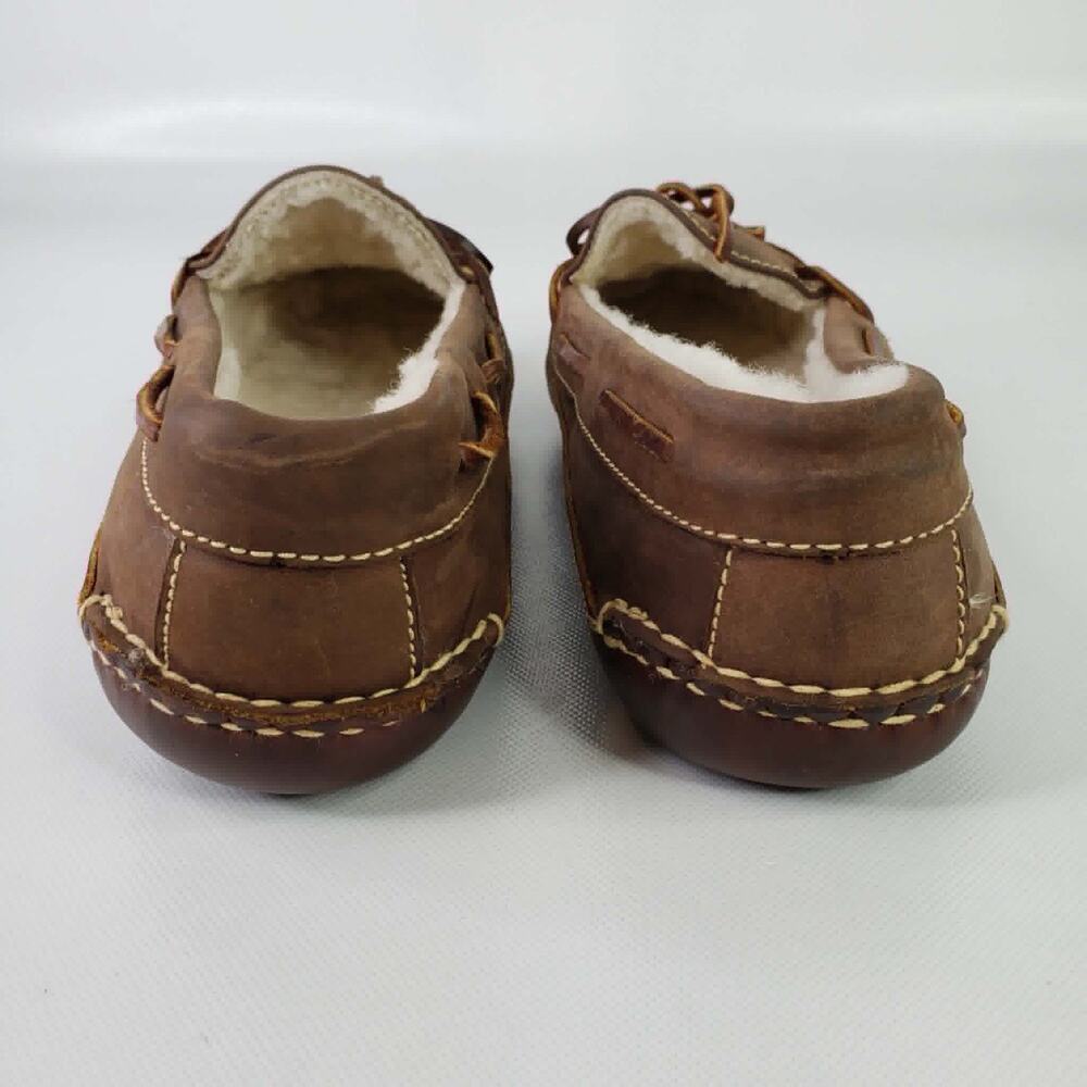 Cole Haan Brown Leather Slip On Loafers Moccasin Slippers Men's Size 9.5 - Picture 3 of 9
